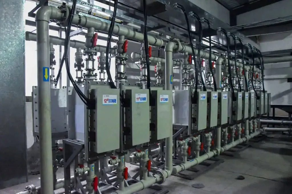 Sistema electrodesionización EDI módulos de intercambio iónico continuo para agua purificada