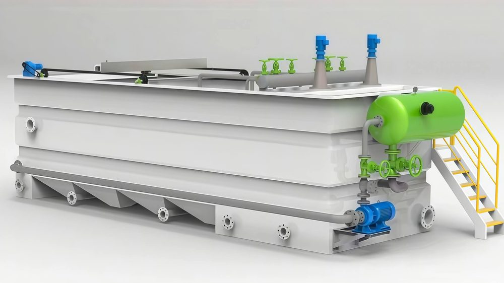 Sistema DAF de flotación por aire disuelto para aguas residuales industriales