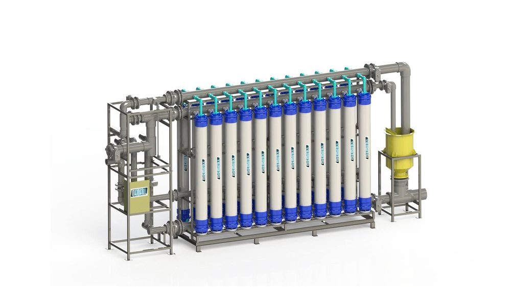 Sistema de ultrafiltración para tratamiento de agua